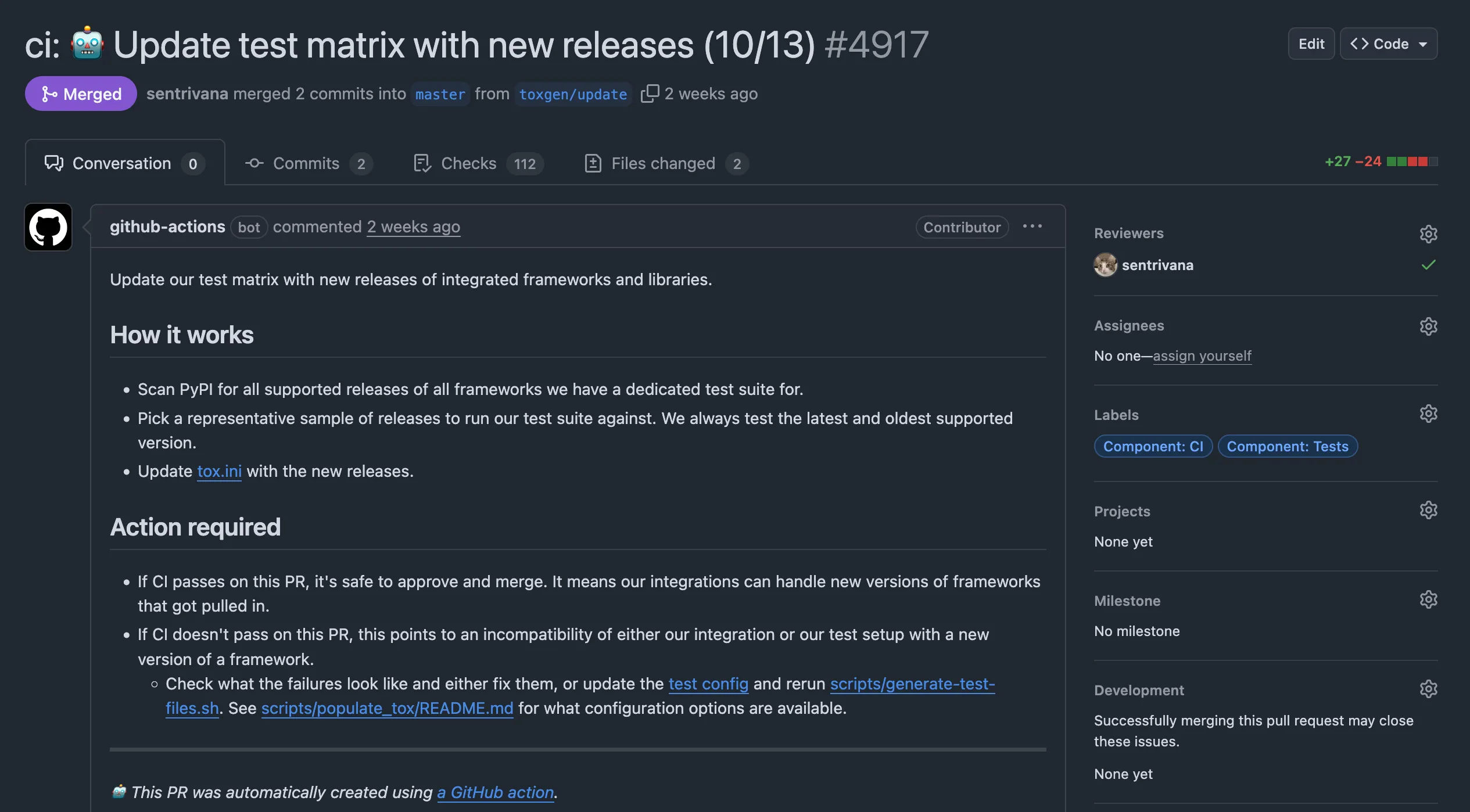Automated PR submitted by the GitHub Action.