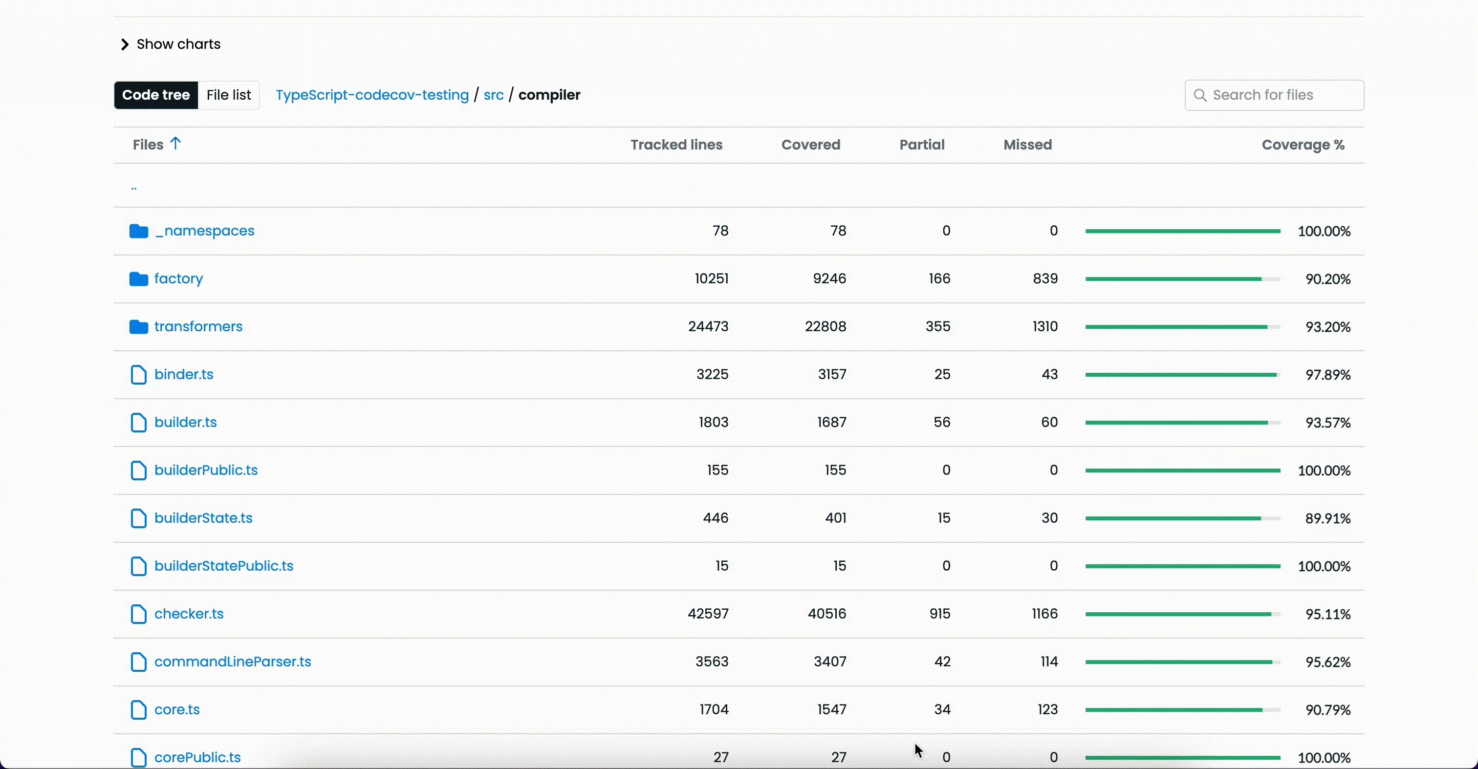 Video of the page crashing the browser while attempting to render